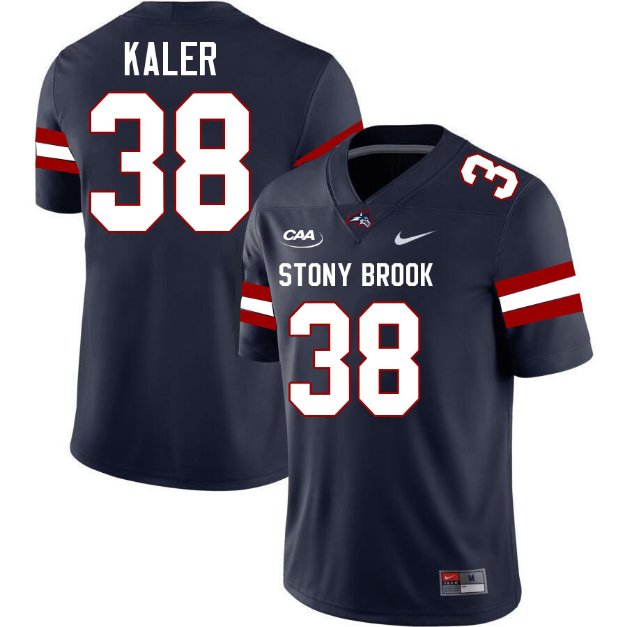Stony Brook Seawolves #38 Aidan Kaler College Football Jerseys,Uniforms-Navy
